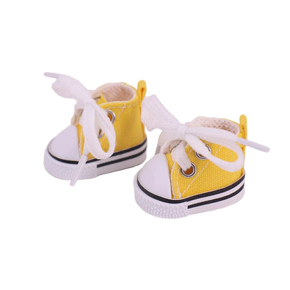 3.8cm Canvas Martin Boots for 17cm Labubu Kpop Dolls | Plush Doll Shoes Accessories & Holiday Gift