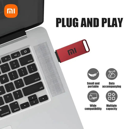 Xiaomi 16TB USB 3.2 Flash Drive — High-Speed Portable SSD Pen Drive, Metal Type-C, Waterproof Memory U Disk