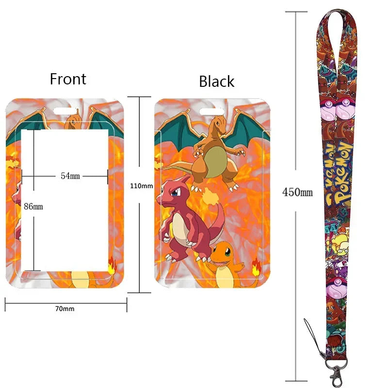 Pikachu Neck Strap Lanyard for Keys – ID Badge Holder, Keychain, Key Rings, Fashion Accessory Gift