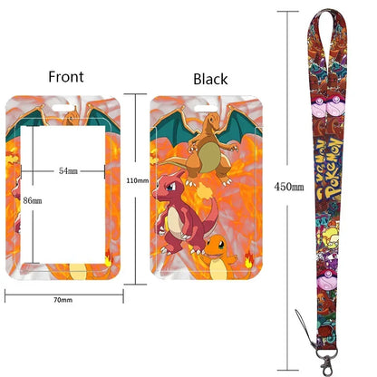 Pikachu Neck Strap Lanyard for Keys – ID Badge Holder, Keychain, Key Rings, Fashion Accessory Gift