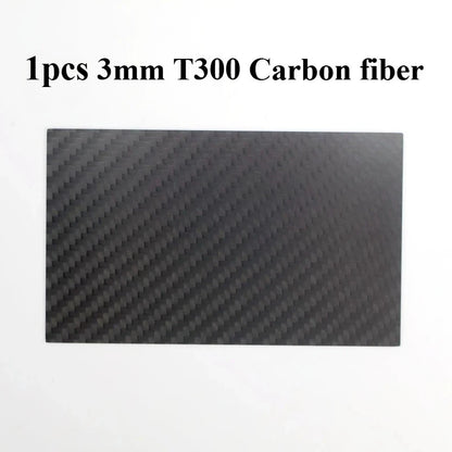 Real Carbon Fiber Plate 125×75mm - High-Strength Composite Sheet for Drone DIY Projects, 0.5–5mm Thickness