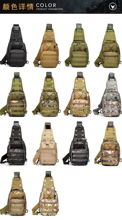 LHI Tactical Shoulder Chest Bag — Waterproof EDC Sling Pack for Hiking, Camping, Hunting & Concealed Carry