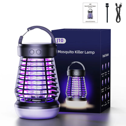 USB Rechargeable Mosquito Lamp - Two-in-One Portable Electric Bug Zapper for Home & Outdoor Use