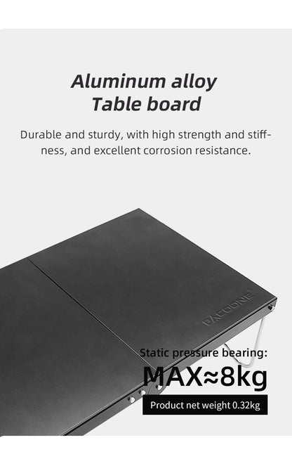 Portable Foldable Camping Table – Ultralight MDF Mini Coffee Table for Outdoor Hiking & Picnic Use