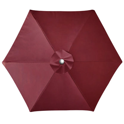 Universal 6/8 Rib Patio Umbrella Replacement Canopy – Polyester Sunshade & Rainproof Outdoor Cover Cloth