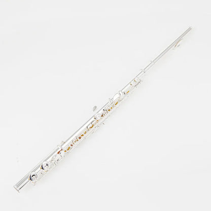 Top Japan Flute 222 - Professional Cupronickel C Key 16-Hole Silver-Plated Flute with Case & Accessories