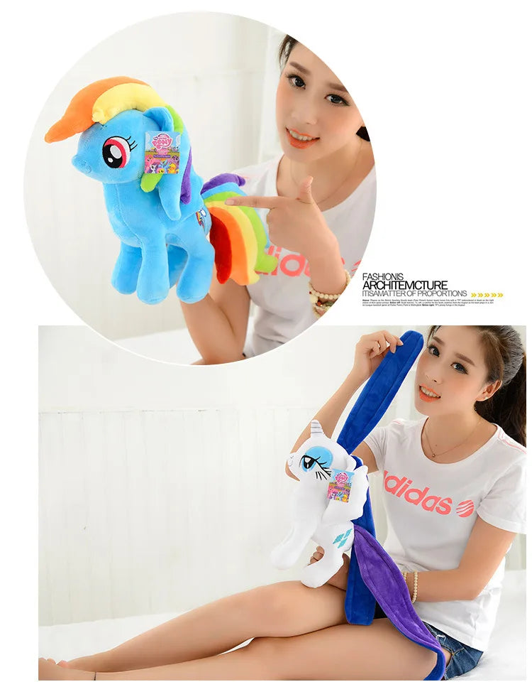 20cm My Little Pony Plush Toy – Twilight Sparkle, Rainbow Dash, Applejack, Rarity, Fluttershy & Pinkie Pie Soft Filled Doll Gift