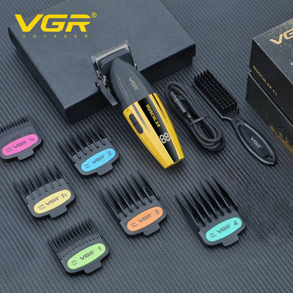 VGR Professional Hair Clippers & Trimmer – 9000 RPM Adjustable Hair Cutting Machine for Men V-285 V-003