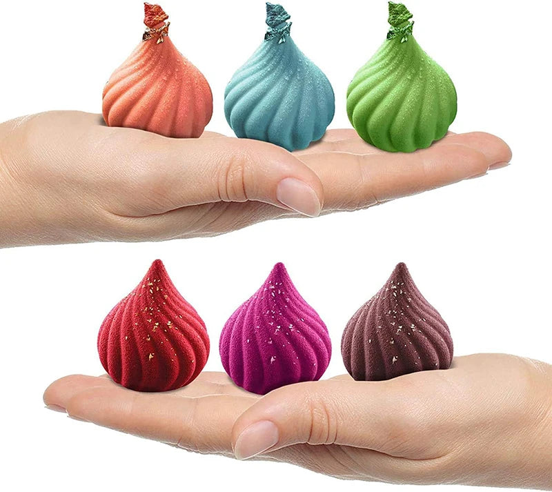 3D Silicone Pastry Mold — French Dessert, Mousse & Cake Baking Pan for Chocolate, Candles, Soap, Fondant, DIY Cake Decoration Tools