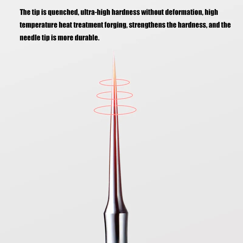 German Ultra-Fine Cell Pimples Blackhead Whitehead Clip - Beauty Salon Acne Removal Tool - Special Needle for Fat Particles