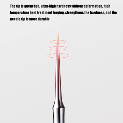 German Ultra-Fine Cell Pimples Blackhead Whitehead Clip - Beauty Salon Acne Removal Tool - Special Needle for Fat Particles