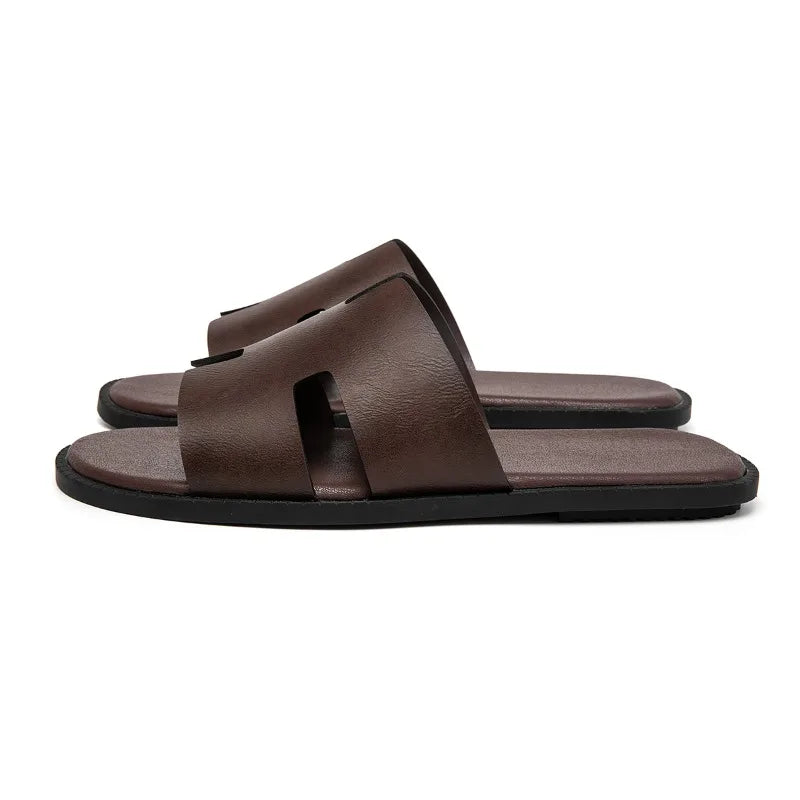 Men's Non-Slip Casual Sandals - Lightweight Wear-Resistant Daily Bathroom & Outdoor Cool Slippers