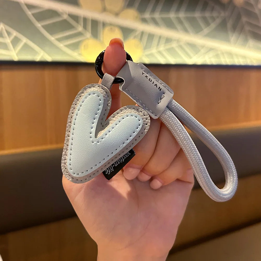 A-Z Leather Initial Keychain - Braided Wristband Pendant for Men & Women, Car, Bag & Phone Case Charm