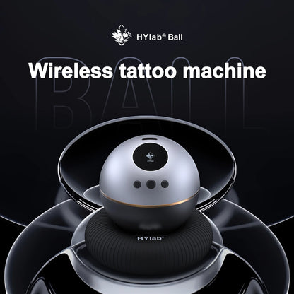 HYlab Professional Tattoo Machine - Lightweight Ball-Style Tattoo Gun for Lining & Shading, Powerful Rotary Design