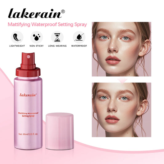 Mattifying Makeup Setting Spray - Waterproof Oil Control Matte Finish Face Fixer