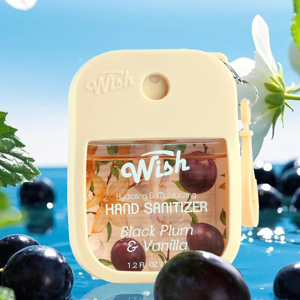 Moisturizing Hand Sanitizer Spray - Coconut, Watermelon, Cucumber & Cherry Blossom Scented Hand Cleaning Mist