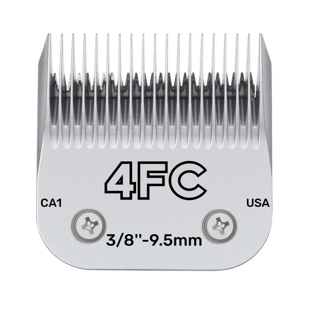 Professional Pet Dog Clipper Blades Set (3F–50#) – Compatible with Andis, Oster A5 & Wahl KM Animal Grooming Clippers Replacement Blades
