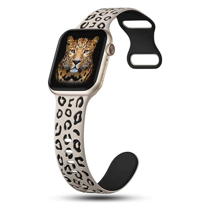 Engraved Silicone Strap for Apple Watch — 40mm-49mm Band Compatible with Series 4-10, SE & Ultra 2