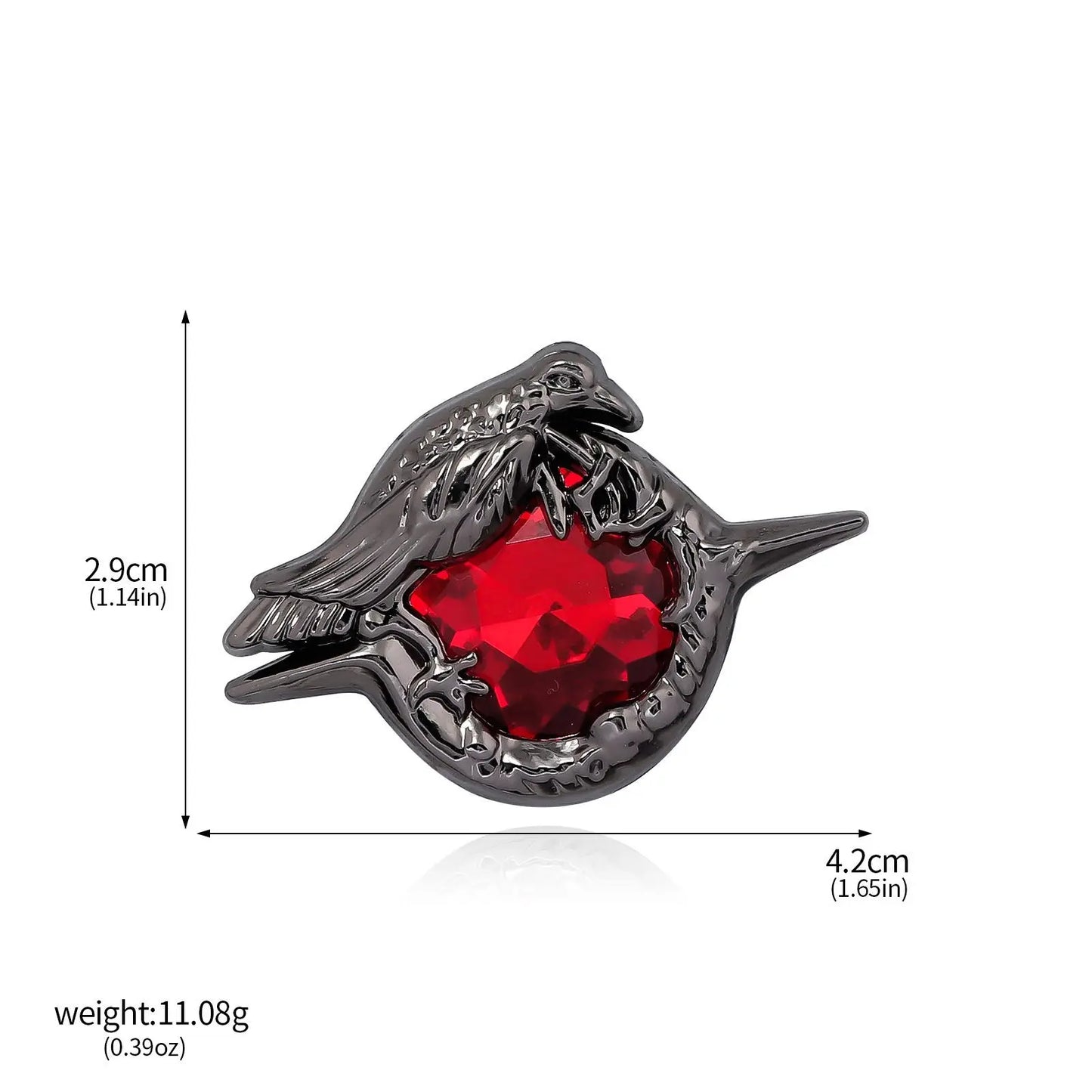 Love and Deep Space Caleb Necklace - Ruby Apple Square Card Pendant Cosplay Jewelry Gift & Collectible Accessory