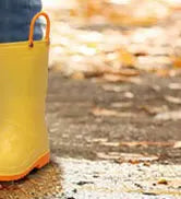 Shevalues Kids Waterproof Rain Boots – Non-Slip Toddler Boots with Easy-On Handles for Boys & Girls