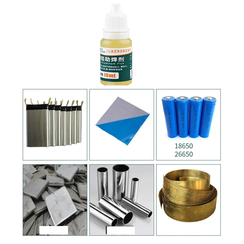 10ml Soldering Flux Liquid — Aluminum & Copper Electronics Flux for 18650 Battery Soldering, No-Clean