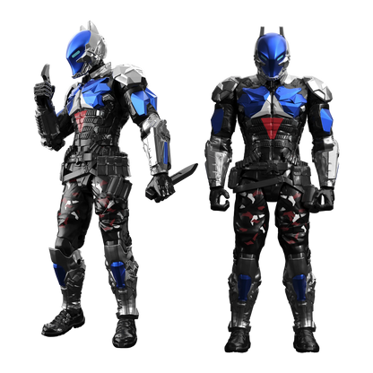 Rouno Original Batman Arkham Knight Deathstroke and Red Hood Blocks - DIY Building Action Figures, Perfect Model Dolls for Kids