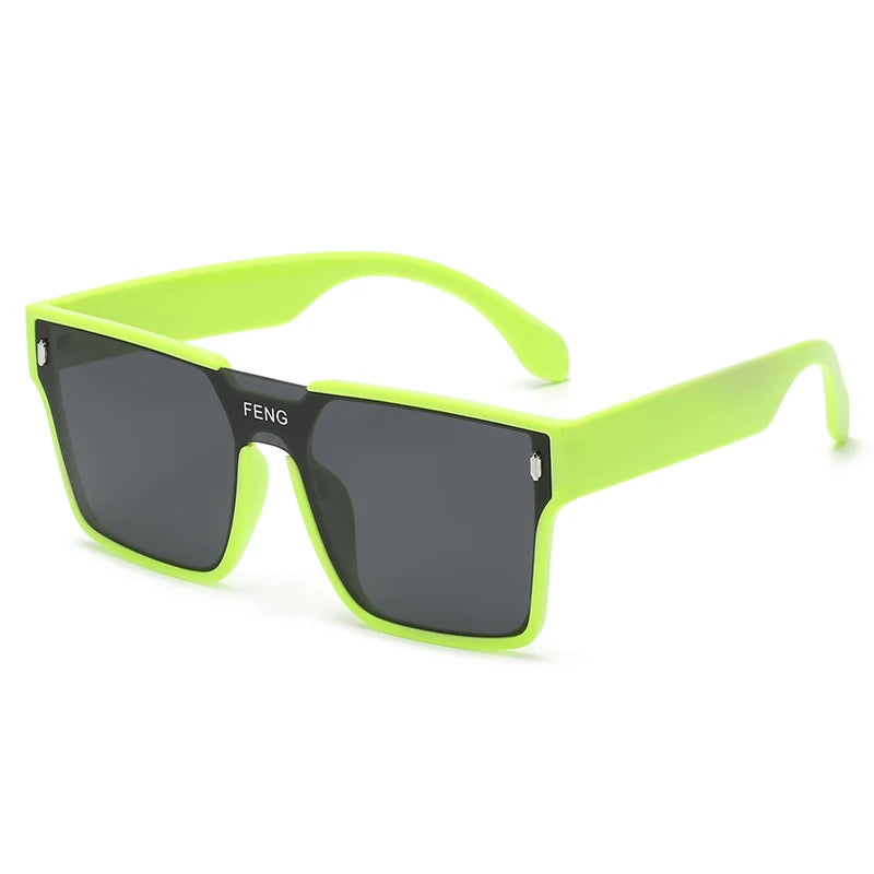 Luxury Vintage Square Sunglasses – Fashion Designer UV400 Sunshade Eyewear for Women & Men