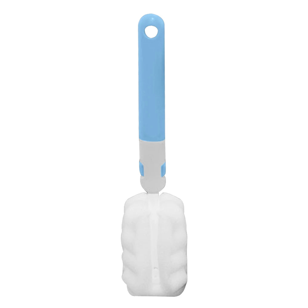20/30cm Long Handle Bottle Cleaning Brush – Soft Sponge Cleaner for Water Bottles, Glass Cups & Vacuum Flasks Washing Tool
