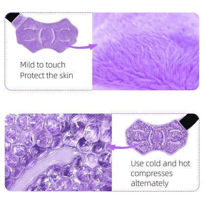 Ankle Foot Ice Pack Wrap — Reusable Gel Bead Pack for Injury Relief & Ankle Support