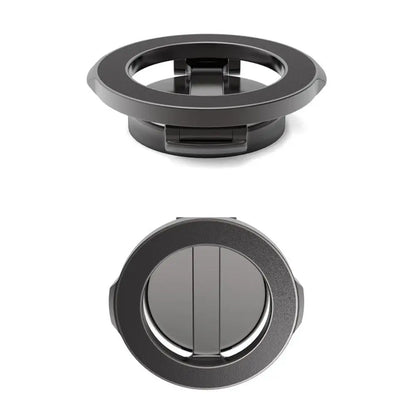 Car Magnetic Folding Phone Holder - 360° Rotation, Suction Cup Mount, Anti-Shake Bracket for Navigation