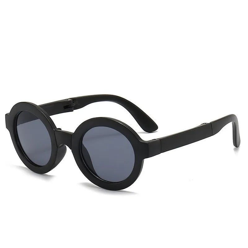 Foldable Kids Sunglasses – UV Protection Cartoon Shades for Boys & Girls, Fashionable Baby Eyewear