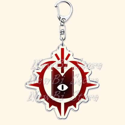 Funny Dark Video Game Sheep Keychain – Cute Lamb & Goat Bag Accessory Gamer Gift