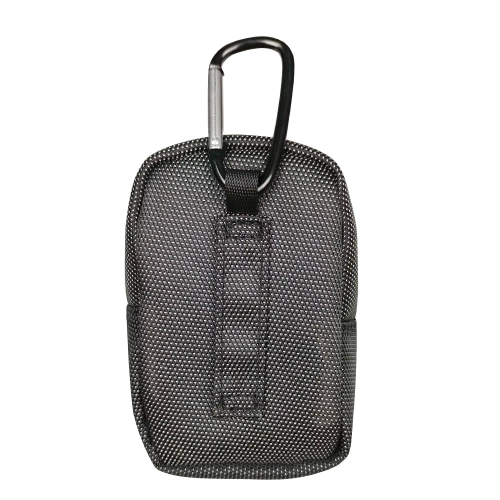 Mini Park Golf Ball Bag with Hook – Portable Nylon Waist Bag for Park Balls, Outdoor Sports Golf Accessories