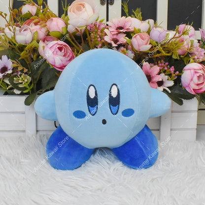 4 Styles Kirby Plush Doll – Pink, Yellow & Green Anime Stuffed Toy for Kids’ Christmas & Birthday Gifts
