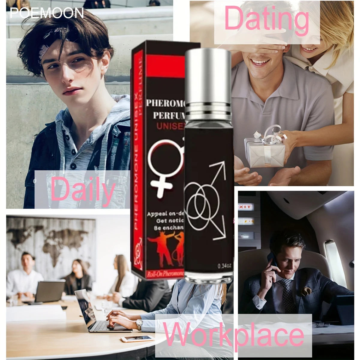 Pheromone Perfume for Men - Attract Women with Flirtation Stimulating Portable Body Perfume | Intimate Partner Sex Cologne