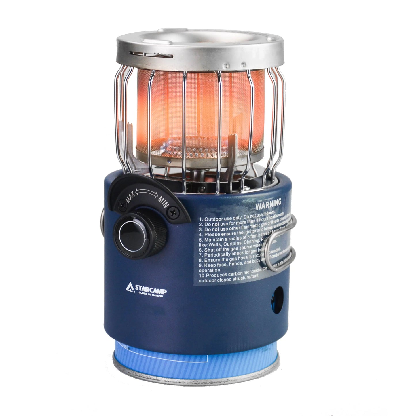 STARCAMP 2000W Mini Gas Heater & Stove – 2-in-1 Outdoor Camping, Hiking, Backpacking & Picnic Heater