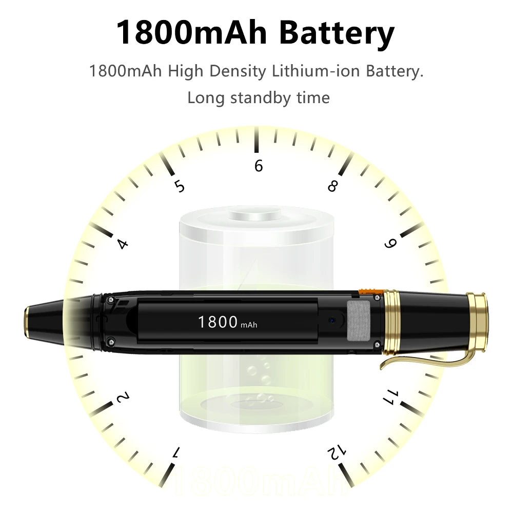SERVO BM111 3-in-1 Magic Voice Pen Phone – Portable Dual SIM Mobile, Bluetooth Dial Recorder, and Original Telephone Device