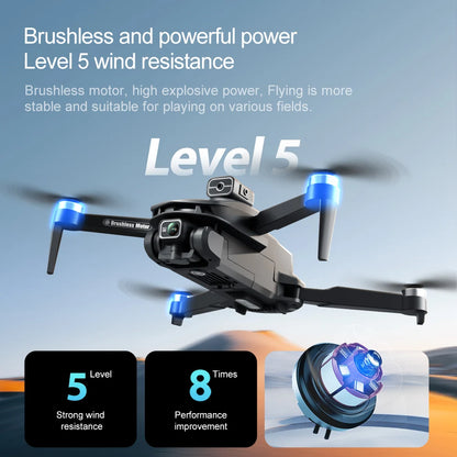 2025 V168 Pro MAX GPS Drone – 8K HD Camera, 5G WiFi FPV, 360° Obstacle Avoidance, Brushless RC Quadcopter