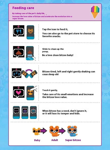 2025 Bitzee Tamagotchi Virtual Pet – Digital Mascot Toy for Kids, Electronic Virtual Game Pet