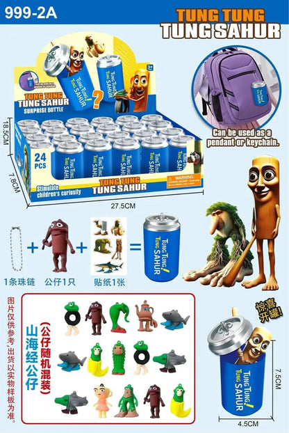 Cartoon Stitch & Capybara Keychain – Trendy Blind Box Figure, Backpack Pendant Collectible Toy & Can Opener Gift (1pc/24pcs)
