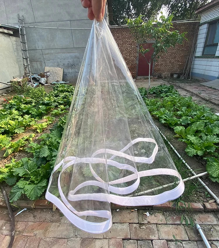Winter Insulated Window Curtains – Thick Transparent Plastic, Windproof & Cold-Proof Sealing Screens