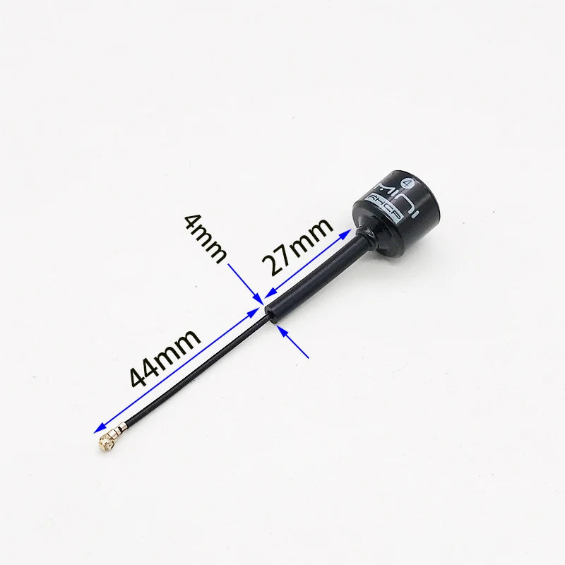 5.8G 4 RHCP Lollipop FPV Antenna – High Gain 2.8dBi SMA/RP-SMA/MMCX/UFL for Racing Drones