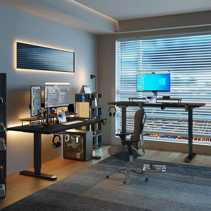 Height-Adjustable Standing Desk – Smart Motion Computer Desk for Study, Gaming, and Office Use