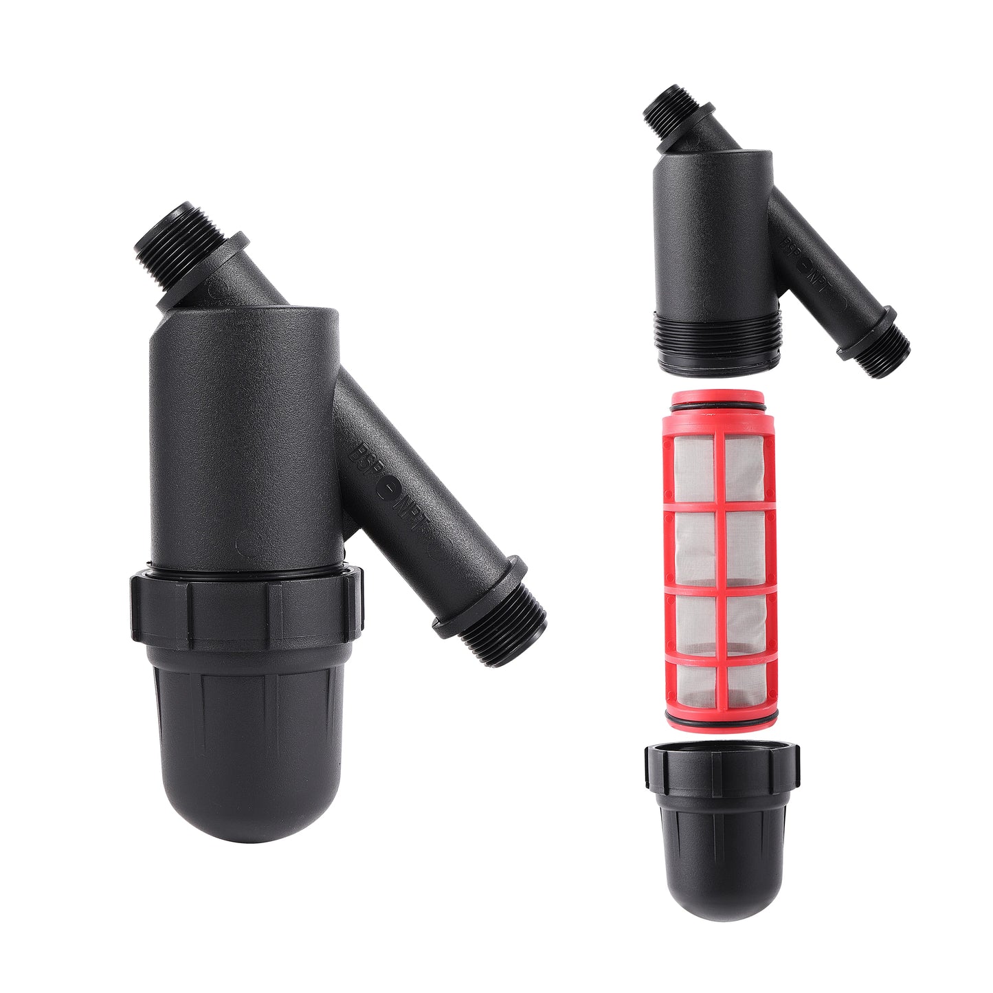 3/4" 1" Garden Hose Filter Sprayer Filter Tube Connector 100-120 Mesh Screen Garden Agriculture Watering Filter Attachment