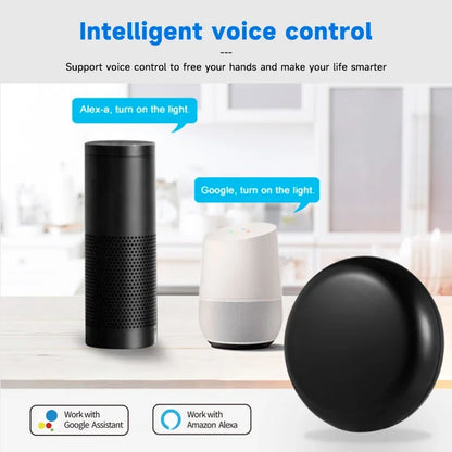 Tuya WiFi Smart IR Remote Controller – Universal Smart Home Hub for TV, AC & DVD, Works with Alexa & Google Home