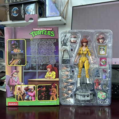NECA Version 2.0 Female Reporter Action Figure — Yellow Clothes Collectible GK Statue Model Toy, Christmas Gift