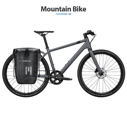 NEWBOLER 27L Bike Pannier Bag — Large Capacity Waterproof Rear Seat Trunk Bag for Travel & Electric Bike Accessories