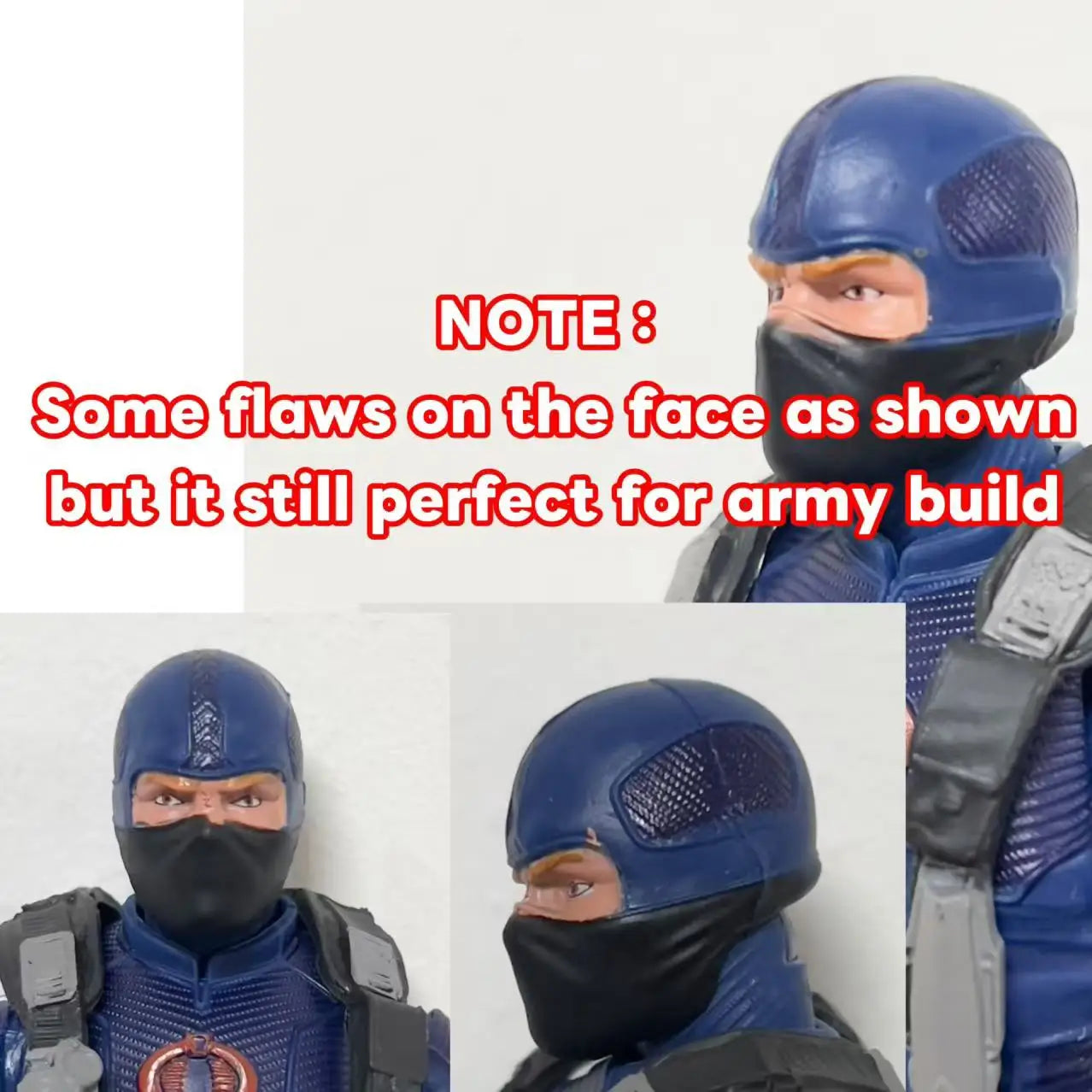 6-Inch G.I. Joe Classified Series Retro Snake Eyes Action Figure – Cobra Trooper Collectible Toy & Gift