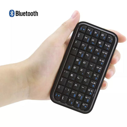 Rechargeable Bluetooth 3.0 Keyboard: Mini Slim Travel Size Wireless Keypad - Portable 49 Keys Keyboard for Tablets and Smartphones