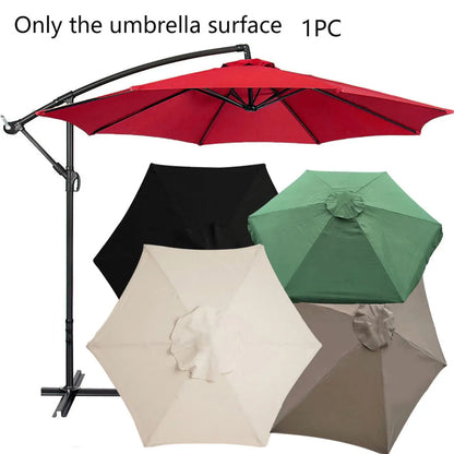 Waterproof Garden Umbrella Replacement Cover – UV Protection Sunshade Canopy for Outdoor Patio, Beach & Garden (2m/2.7m/3m)